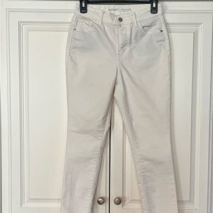 Old Navy white skinny jeans size 10